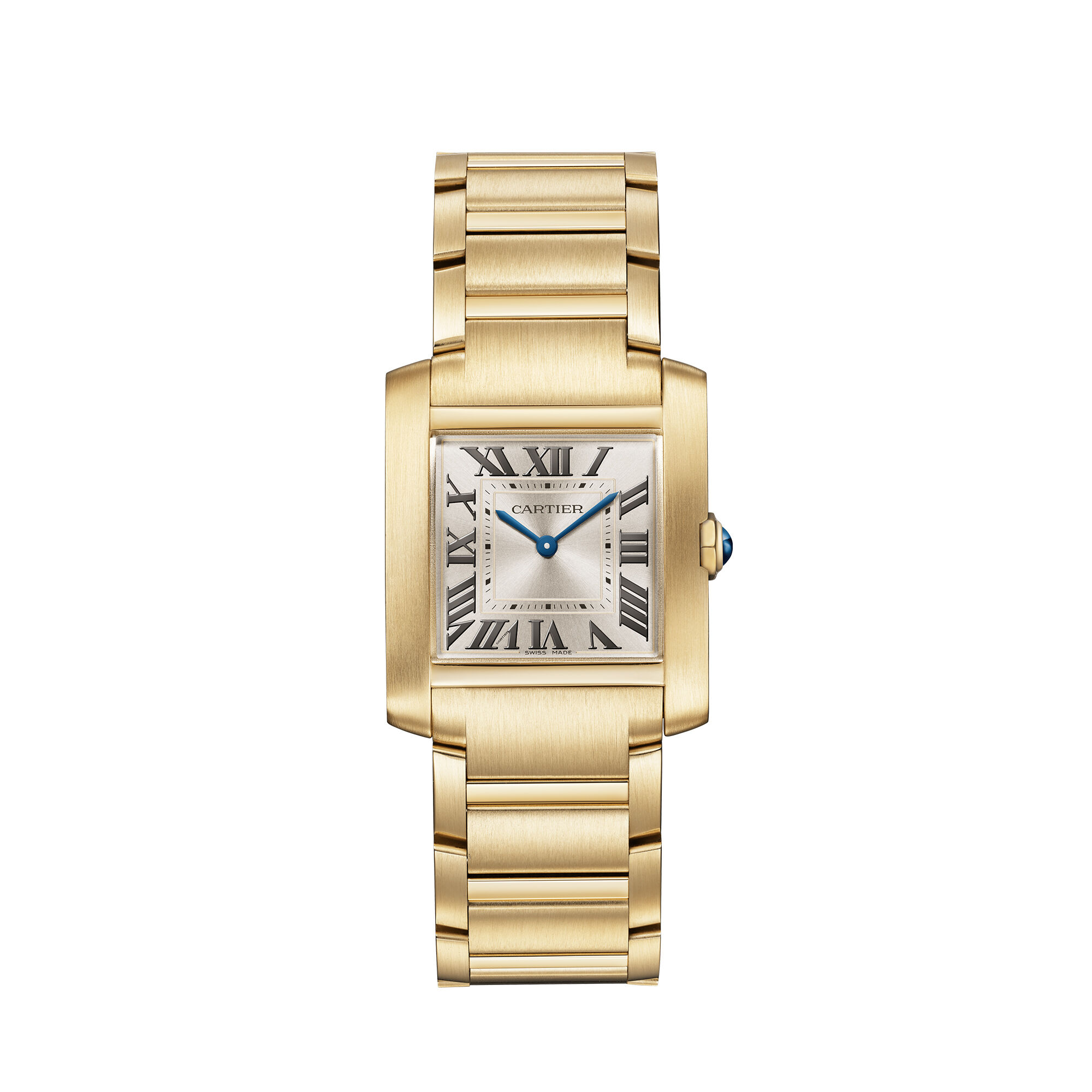 Tank Francaise Medium Model Quartz 27 X 32 mm Yellow Gold Cartier WGTA0113
